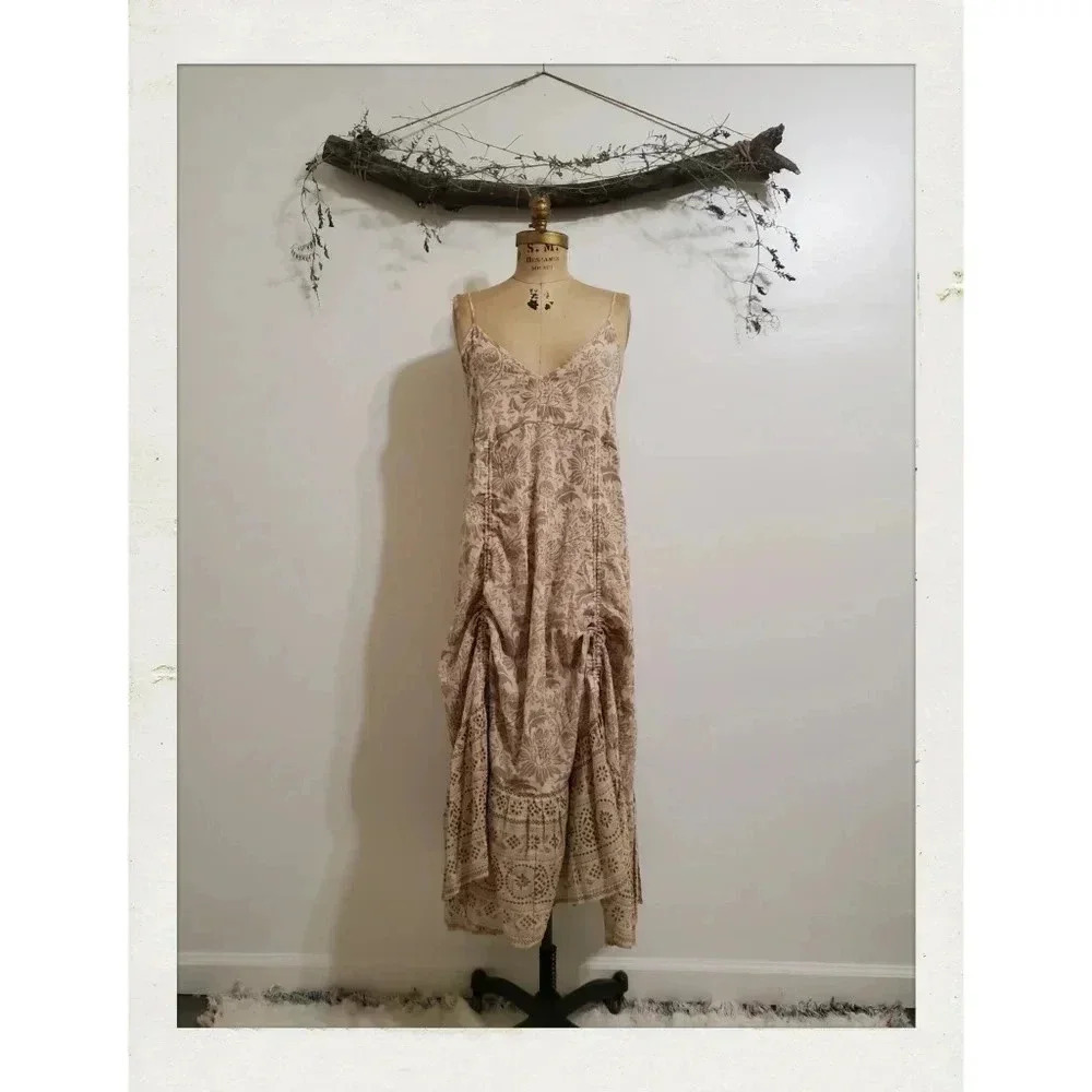 Spell | Lioness Rouched Drawstring Dress